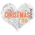 Christmas -text Graphics Concept (word Cloud) Stock Photo