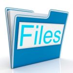 Files Word Showing Organizing And Reports Stock Photo