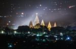 Prambanan Temple Night Stock Photo