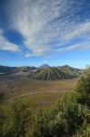 Bromo Vocano Mountain Stock Photo