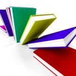 Multicolored Books Stock Photo