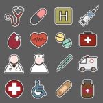 Medical Icons Stock Photo