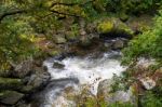 View Of The East Lyn River Stock Photo