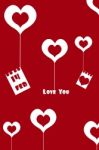 Valentine Card Stock Photo