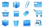 Shopping Icons Stock Photo