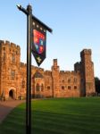 View Of Peckforton Castle Stock Photo