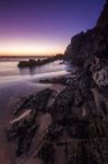 Beautiful Beach In Portugal Stock Photo