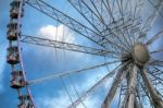 Ferris Wheel At Winter Wonderland Hyde Park Stock Photo