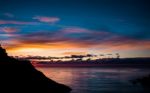 Sunrise Above The Mediterranean Sea Stock Photo