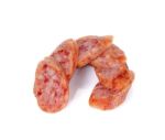 Chinese Sausages Isolated On The White Stock Photo