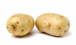 Potato Isolated On White Background Stock Photo