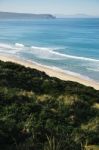 View Of Bruny Island Beach In The Afternoon Stock Photo