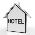 Hotel House Shows Holiday Accommodation And Units Stock Photo