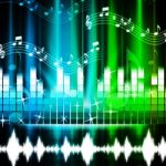 Music Background Shows Songs Harmony And Melody
 Stock Photo