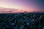 On Top Of Mount Wellington In Hobart, Tasmania During The Day Stock Photo