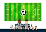 Sports News Design, Illustration Stock Photo