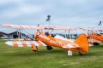 Breitling Wingwalkers Boeing Stearman Stock Photo