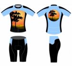 Uniform Cycling Design Stock Photo