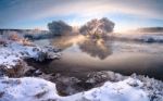 Beautiful Winter Landscape Stock Photo