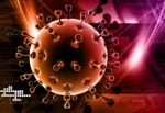 Sars Virus Stock Photo