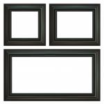 Classic Set Of Dark Frames Stock Photo