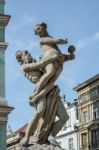 Fountain Of Proserpina In Poznan Stock Photo