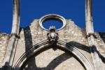 Carmo Church Ruins In Lisbon, Portugal Stock Photo