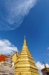 Wat Phra That Cho Hae Temple Stock Photo