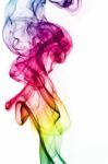 Abstract  Of Colorful Smoke Stock Photo