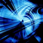 Blue Abstract Futuristic Background Stock Photo