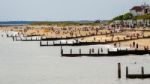 People Enjoying The Beach At Southwold Stock Photo