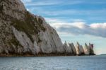 View Of The Needles Isle Of Wight Stock Photo