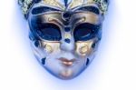 Venice Carnival Mask On White Background Stock Photo