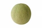 Cantaloupe Melon Isolated On White Background Stock Photo