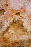 View Of Mammoth Hot Springs Stock Photo