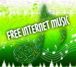 Free Internet Music Means Sound Tracks And Complimentary Stock Photo