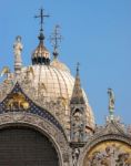 Partial View Of Basilica Di San Marco A Venezia Stock Photo