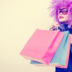 Woman With Shopping Bags Stock Photo