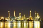 Oil Refinery Plant Stock Photo