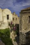 Beautiful Ancient Town Monemvasia Stock Photo