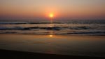 Sunset On The Arabian Sea Stock Photo