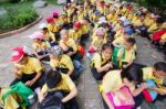 Primary Students Visit The Zoo, In The Jul 27, 2016. Bangkok Thailand Stock Photo