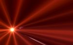 Abstract Lens Flare Speed Light On Space Stock Photo