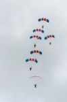 Raf Falcons Display Team Stock Photo