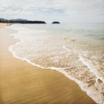 Vintage Sea And Beach Stock Photo