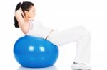 Pilates Training Stock Photo