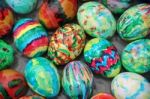 Easter Egg Background Stock Photo