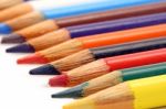 Colored Pencils Stock Photo