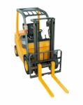 Forklift Truck Isolated Stock Photo