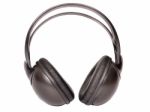 Black Headphone Stock Photo